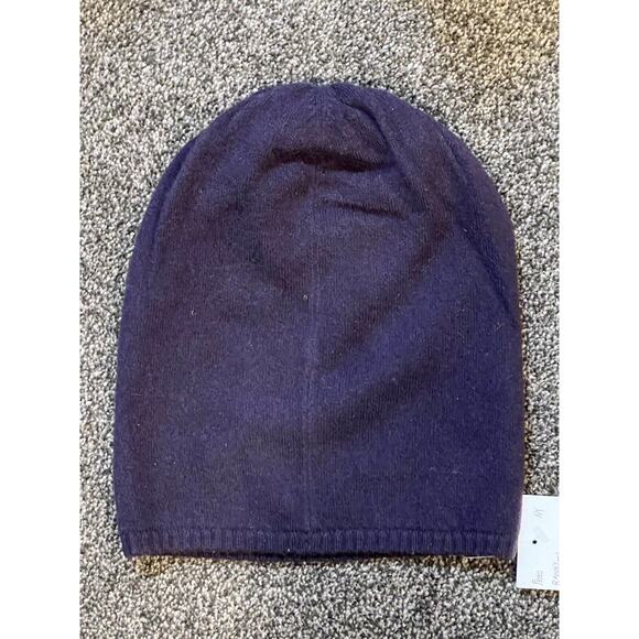 Autumn 100% Cashmere Hat Men’s Reversible Intarsia Cap Beanie Dog Wolf - Picture 2 of 4